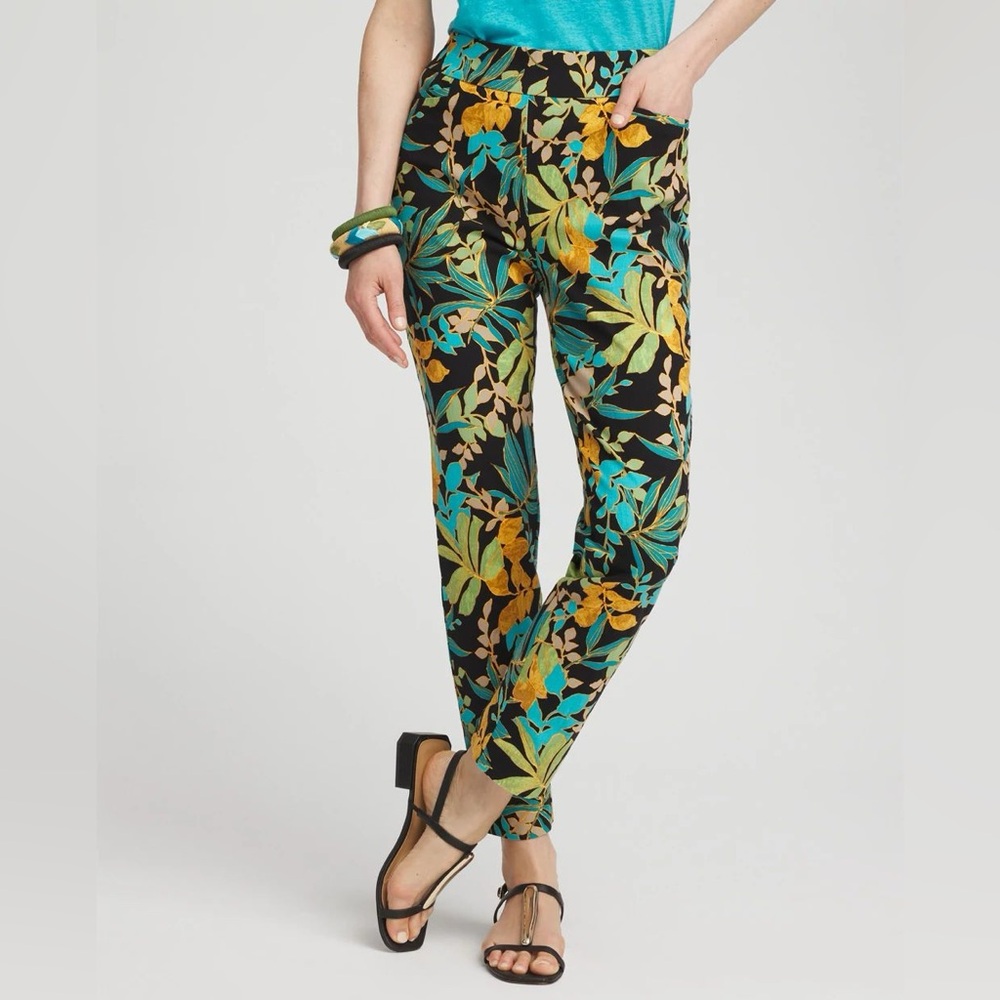 Chico’s So Slimming® 180 Brigitte Palms Ankle Pants Tall